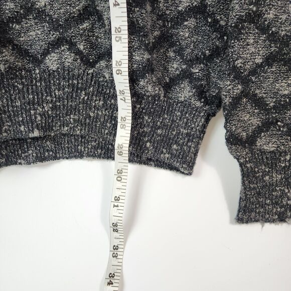 Vtg 90s Bugatchi Sweater Mens‎ L Knitted Wool Blend Retro Eclectic Luxury Preppy - Picture 5 of 7
